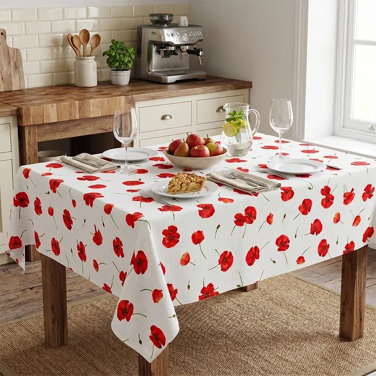Barbadella Home Față de masă teflonată MACI 140 x 180 cm