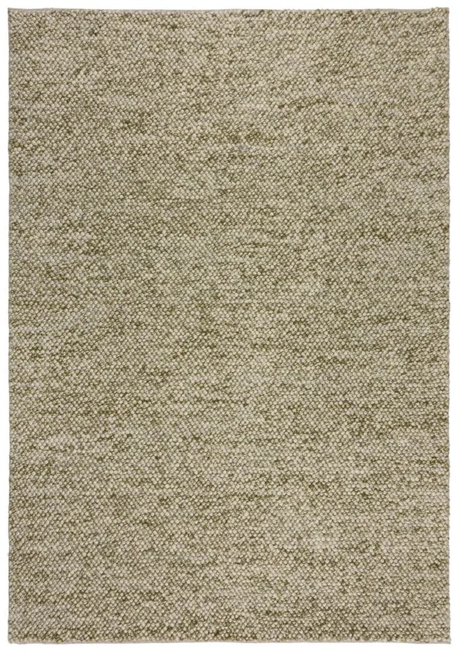 Covor kaki țesut manual din amestesc de lână 80x150 cm Minerals – Flair Rugs