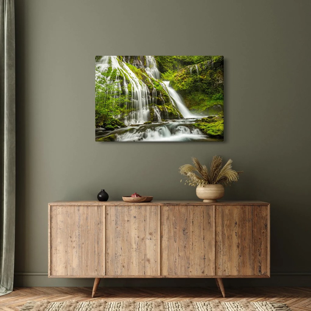 Tablou - Cascada, Wind River Valley (90x60 cm)
