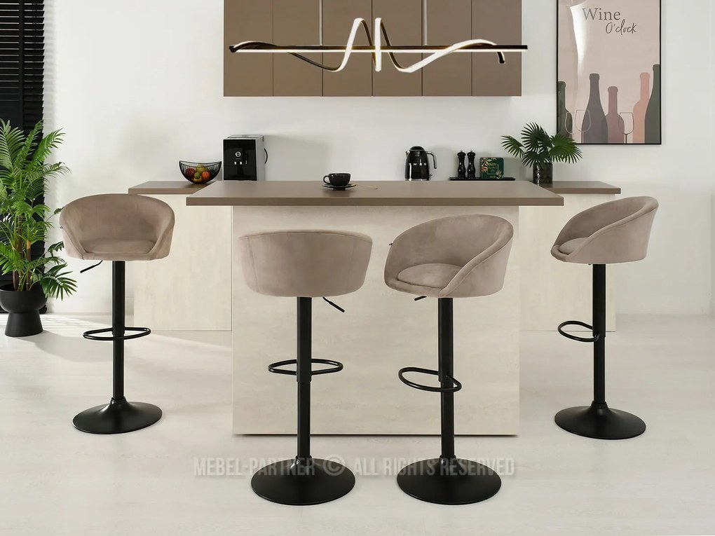 Scaun Hanzel (bej + negru). Promo -10%. 1110537