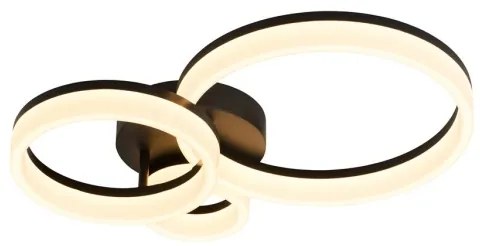 Searchlight 62793BK - Plafonieră LED dimabilă TRIPLE LED/25W/230V