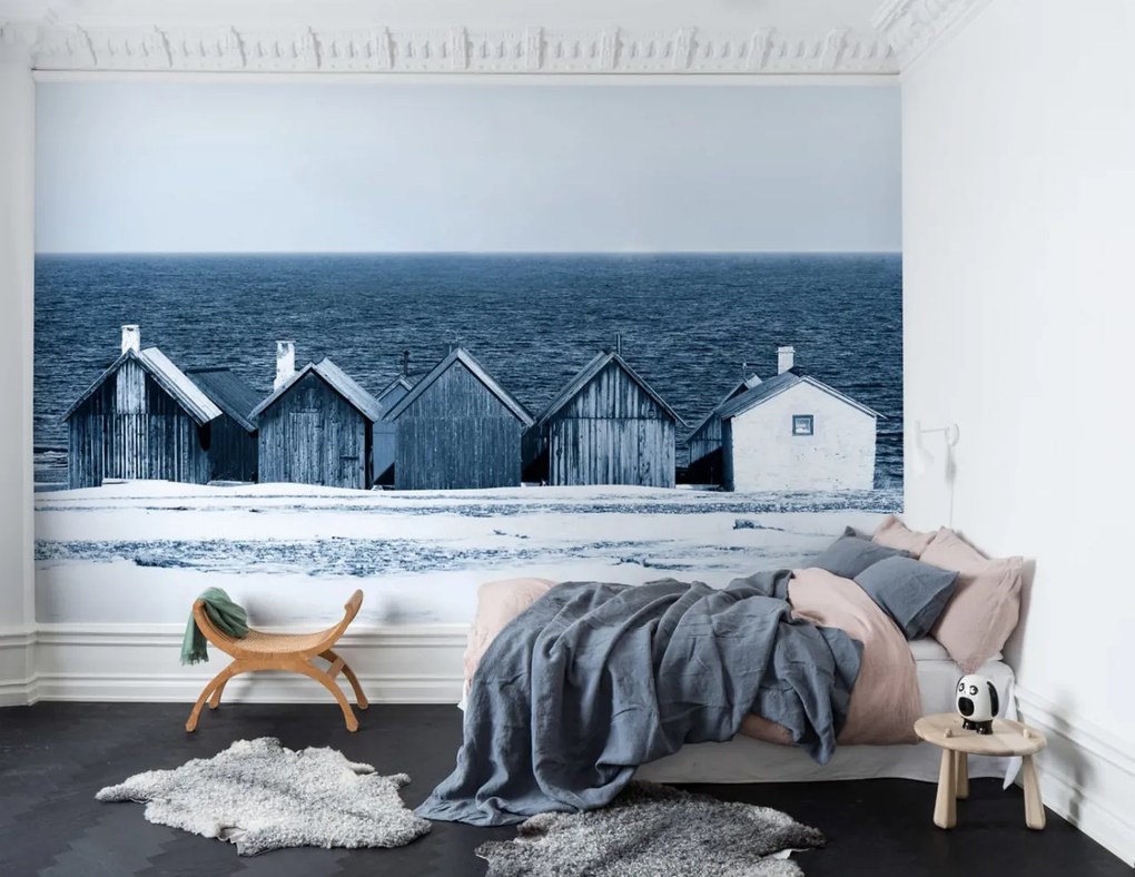 Fototapet, Boathouse Blues, Rebel Walls