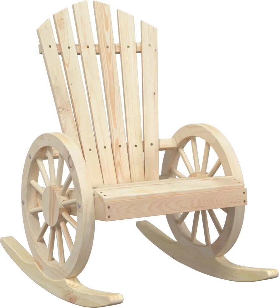 vidaXL Scaun balansoar Adirondack, lemn masiv de brad