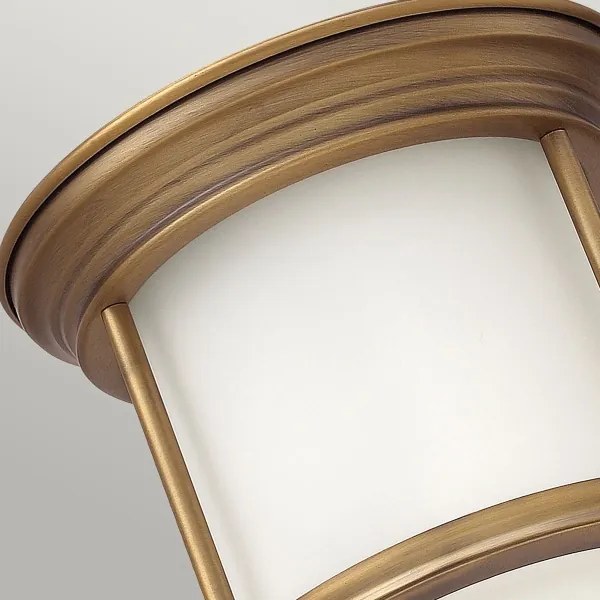 Quintiesse QN-HADRIAN-MINI-F-BR-OPAL – Corp de iluminat exterior HADRIAN, montaj aparent, difuzor opal, finisaj bronz, 1x E27/60W/230V, IP44