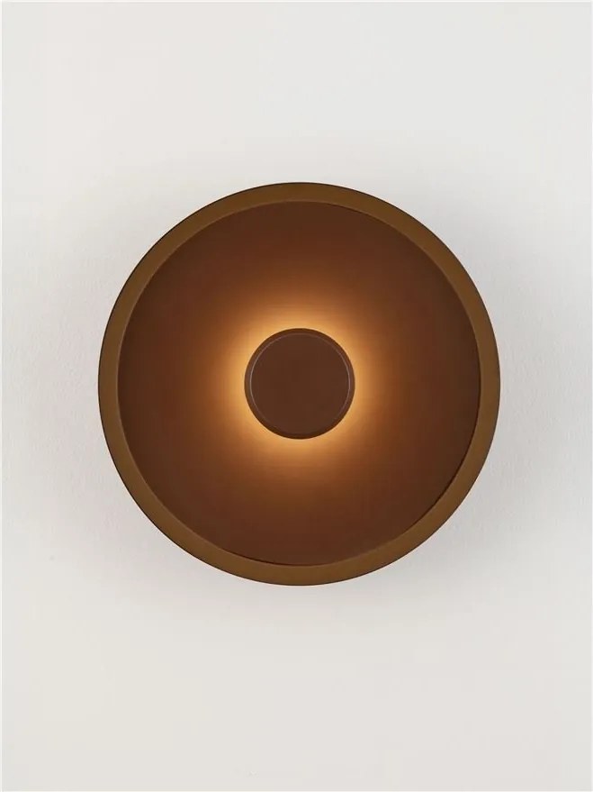 Plafoniera LED stil modern DORELL maro inchis