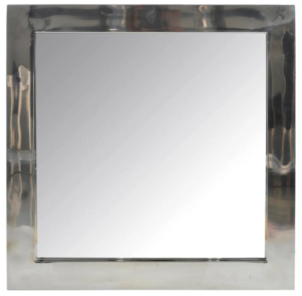 Oglinda, Sticla, Argintiu, 60x4x60 cm