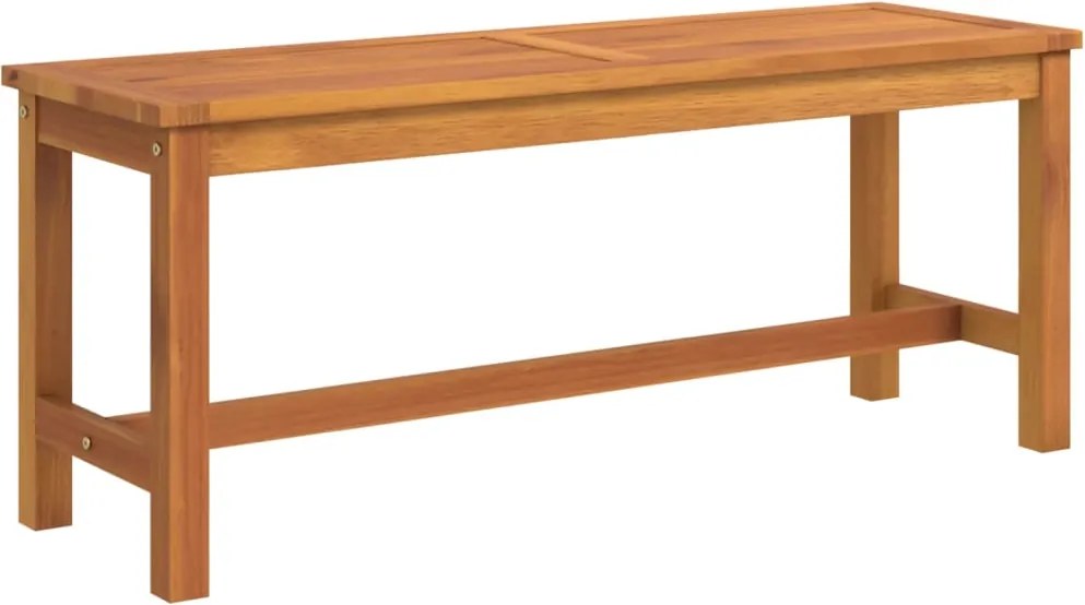 vidaXL Bancă de grădină, 110x35x45 cm, lemn masiv de acacia