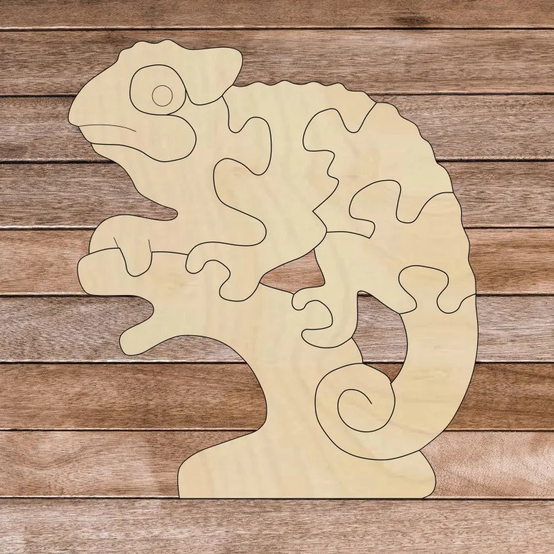 Insert montessori din lemn pentru copii - CAMELEON | SENTOP
