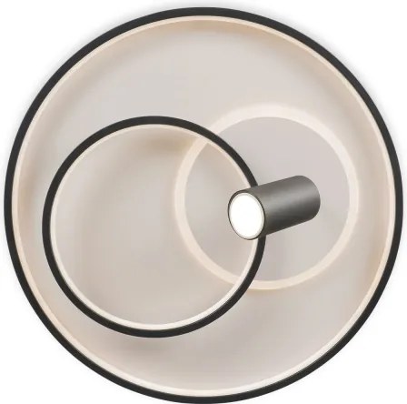 Brilagi - Plafonier LED dimabil UNITY LED/60W/230V + 1xGU10/3W alb/negru +cu telecomandă