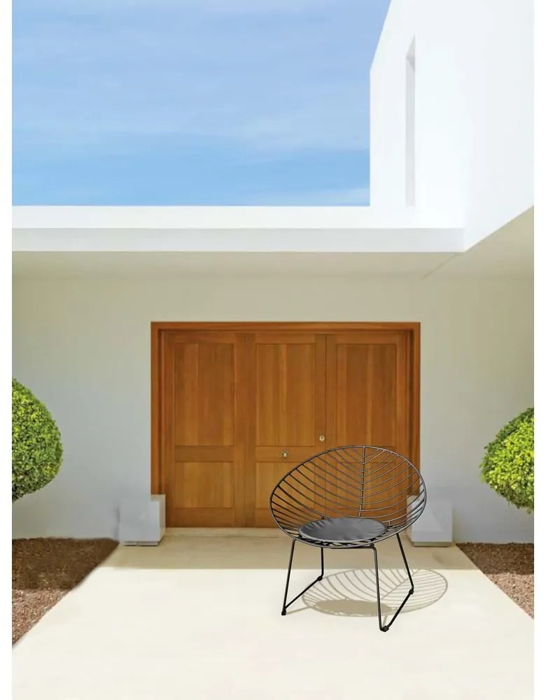 Set 2 fotolii de grădină Bonami Selection Coco, negru