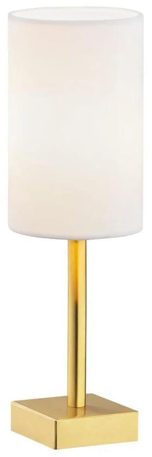 Lampă de masă ABRUZZO 1xE14/7W/230V alamă/albă Argon 8030