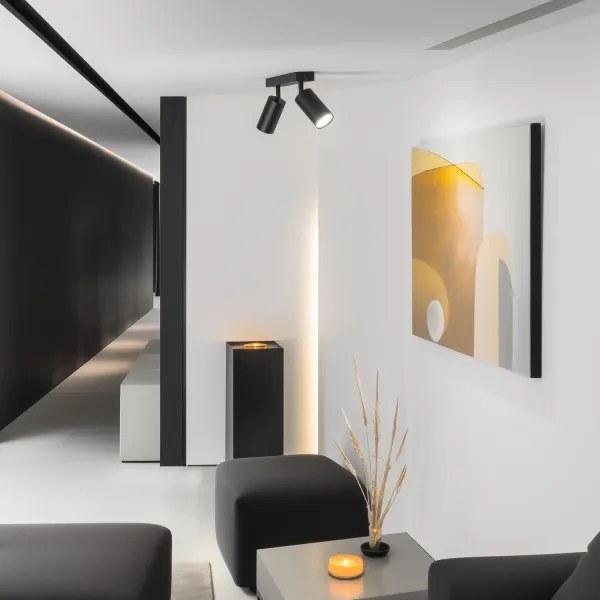 Brilagi - Spot LED RGBW reglabil SELE 2xGU10/4,8W/230V, negru