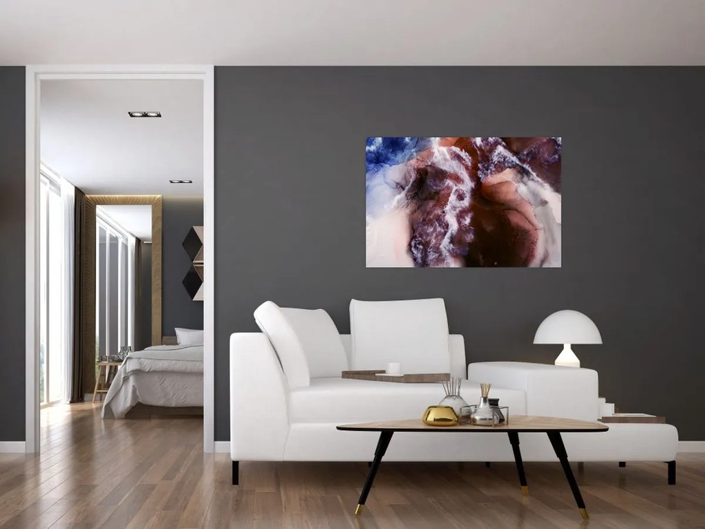 Tablou - Marmură violet N⁰3 (90x60 cm)