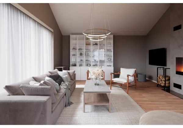 Lustră LED pe cablu ByRydens 4202250-5507 TRIONE LED/45W/230V