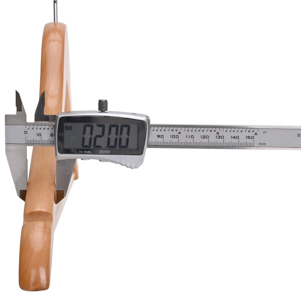 Umerase Haine din Lemn cu Carlig Rotativ, Wood Style, UnicUtil, Natur, UUUM63