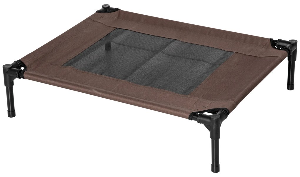 PawHut Pat pentru caine pisica pat de tabara mare confort pe picioare material Oxford textilenă micro-perforată | Aosom Romania