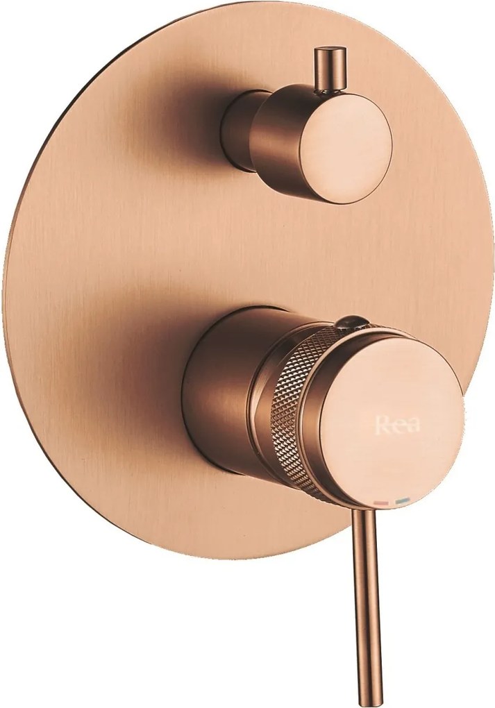 Set de dus incastrat Rea Lungo Grip Brush Copper + BOX
