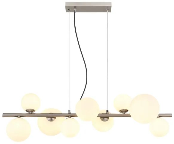 Lustră LED pe cablu RIHA 9xG9/3W/230V crom Globo 56140-9H