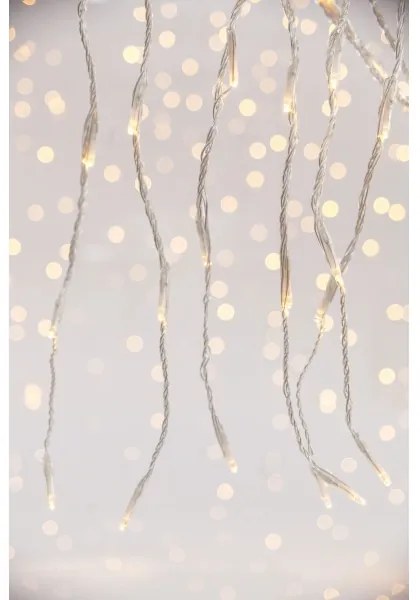 Perdea LED de Crăciun de exterior CURTAIN 360xLED/3,6W/230V 2x2 m IP44 alb cald