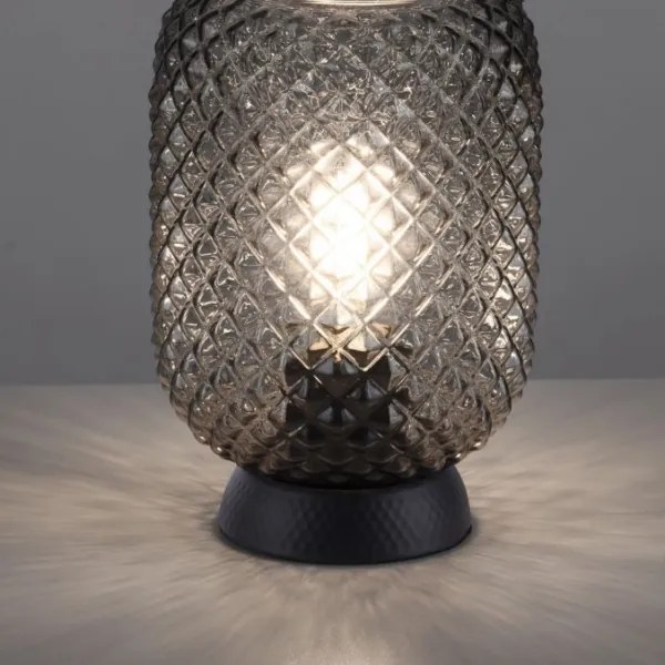 Lampă de masă JUST LIGHT. 14906-18 REISHI 1xE27/40W/230V negru