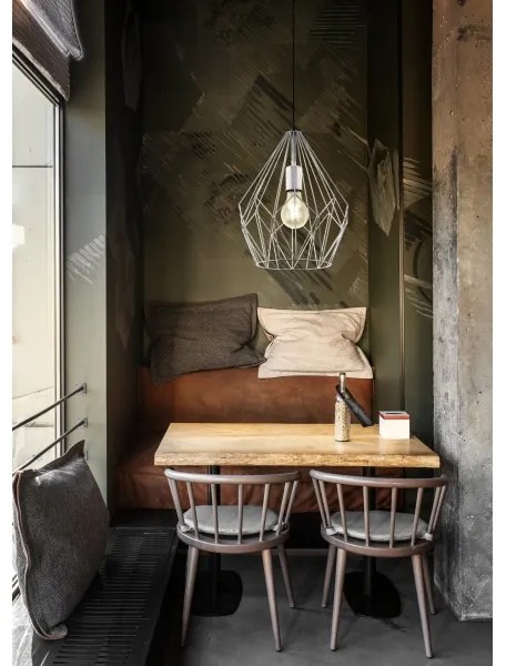 Eglo 49935 - Lampa suspendata CARLTON 1xE27/60W/230V