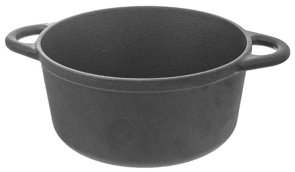 Oală cu capac din fontă 4 l adecvată pentru plita cu inducție LITINA – Orion