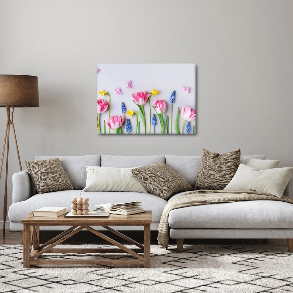 Tablou - Flori de primăvară (70x50 cm)