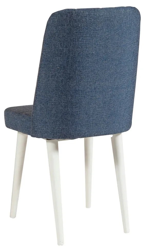 Set mobilier sufragerie Vlasta 1 (alb + albastru închis) (pentru 4 persoane). 1072197