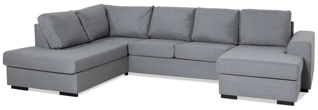 Colțar Scandinavian Choice 820Gri deschis, 310x215x85cm, Picioare: Plastic