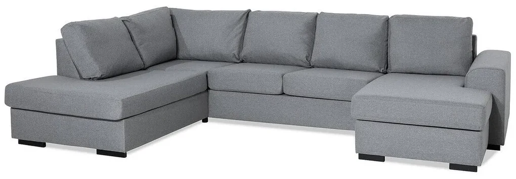 Colțar Scandinavian Choice 820Gri deschis, 310x215x85cm, Picioare: Plastic