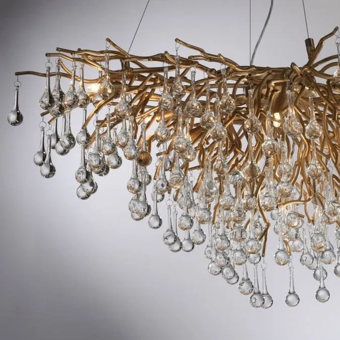 Lustra suspendata design magnific ICICLE alama antic, 50x100cm