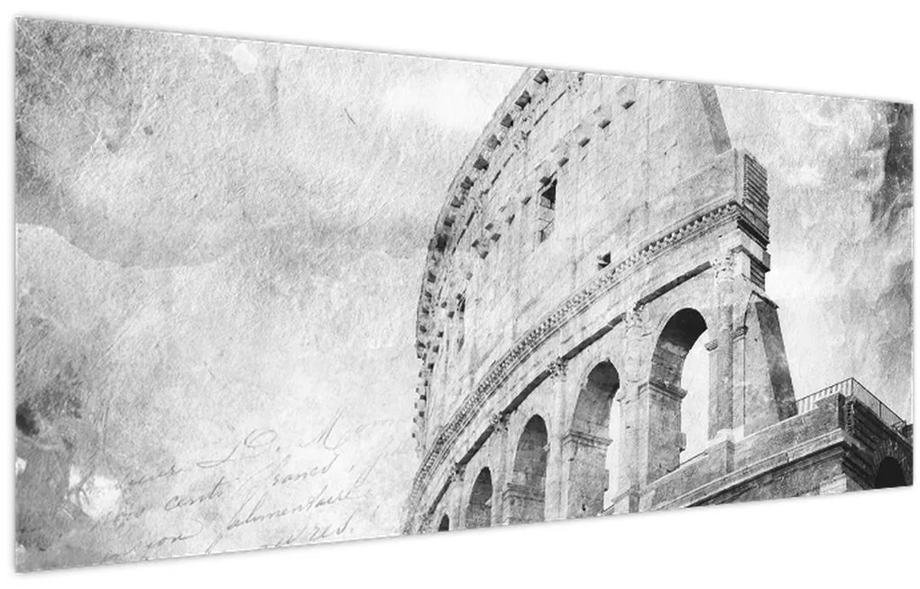 Tablou - Carte poștală de epocă a orașului N⁰1 (120x50 cm)