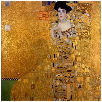 Reproducere tablou Gustav Klimt Adele Bloch-Bauer I, 80 x 80 cm