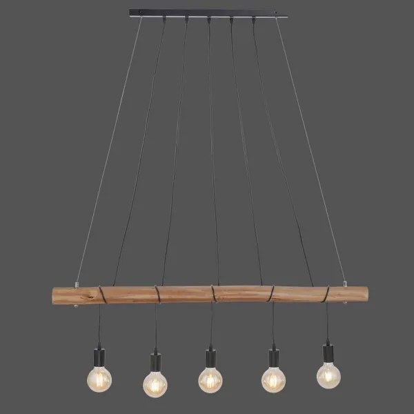 Leuchten Direkt 15515-18 - Lustră pe cablu DAMIAN 5xE27/60W/230V