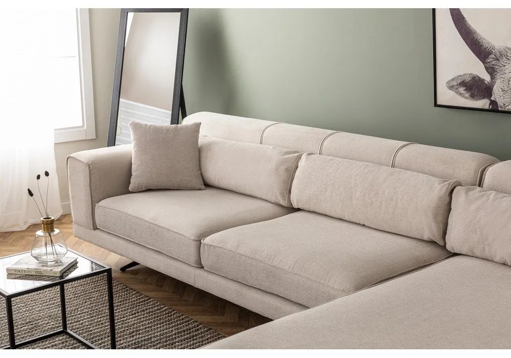 Colțar Artie Jivago bej, colț pe partea dreaptă