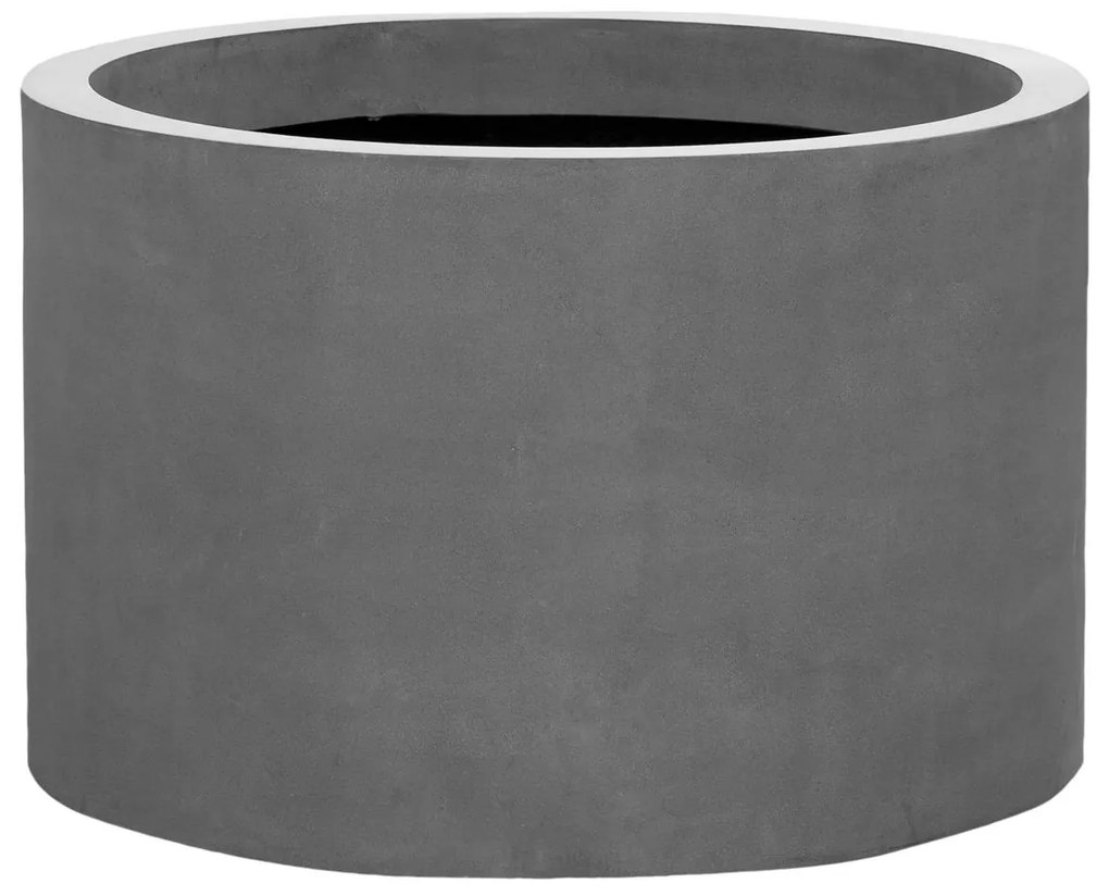 Ghiveci Jumbo Max inaltime medie, culoare gri, dimensiuni multiple - PotteryPots mărimea: XL - v. 70 cm, ⌀ 110 cm