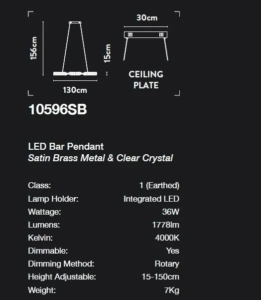 Candelabru LED cristal design lux oval Tier