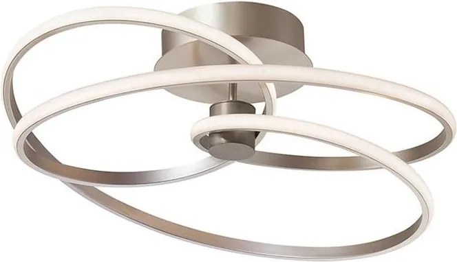 Lustră aplicată LED CORT LED/40W/230V argintie