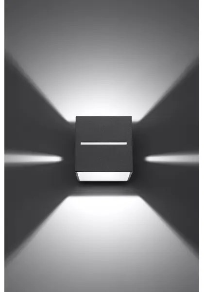 Aplică perete LOBO 1xG9/40W/230V gri