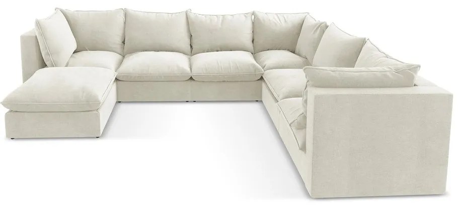 Colțar bej (cu colț pe partea dreaptă/în formă de "U") Manao – Makamii