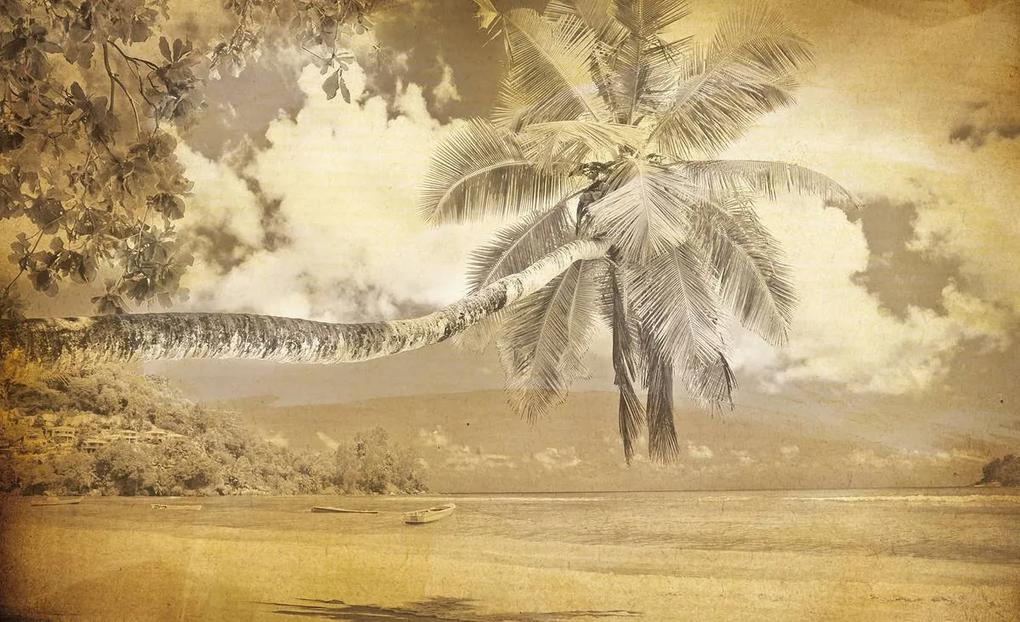 Fototapet - Plaja Vintage (254x184 cm), în 8 de alte dimensiuni noi