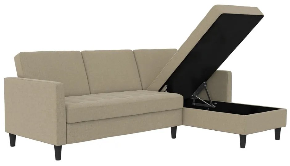 Colțar bej extensibil Presley – Støraa