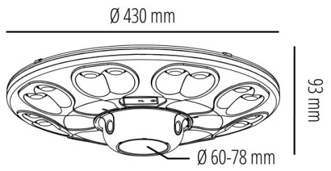 Lampă stradală solară cu senzor LUVIA LED/15W/3,2V 4000K IP54 5400 mAh+telecomandă