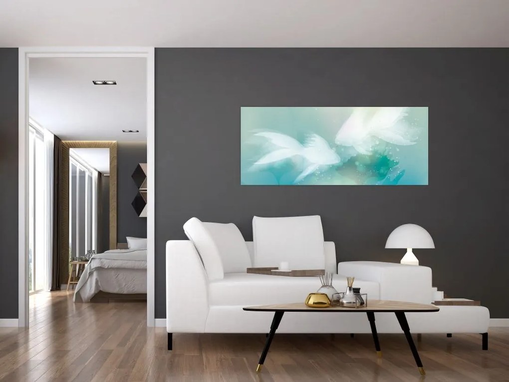 Tablou - Peștișori (120x50 cm)