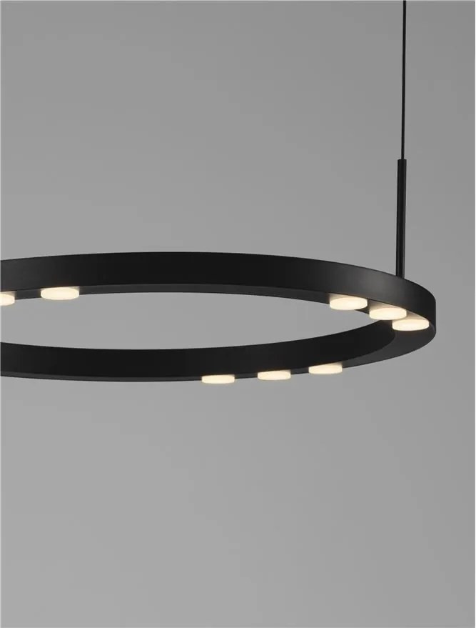 Lustra suspendata LED design circular LUNETTE 40cm NVL-9030924