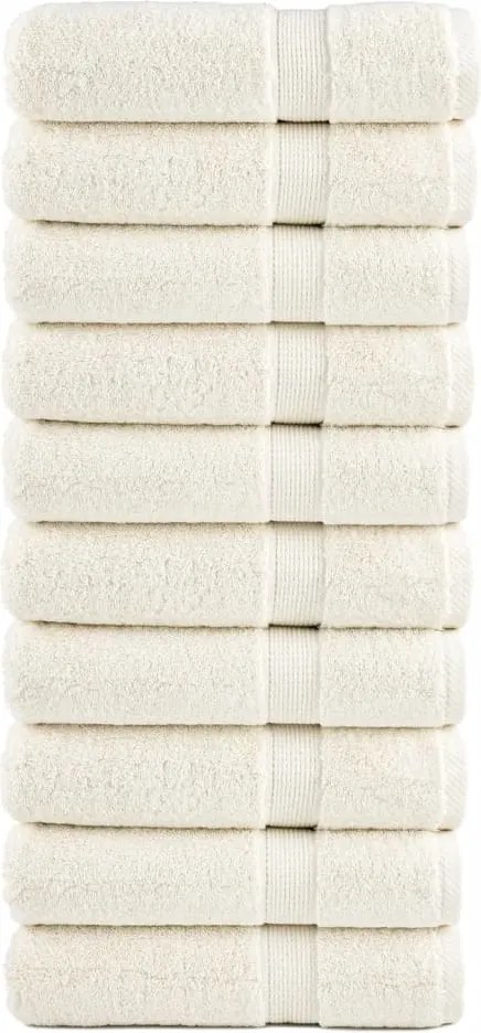 vidaXL Prosoape de baie premium, SOLUND 10 buc 100x150 cm 600 gsm