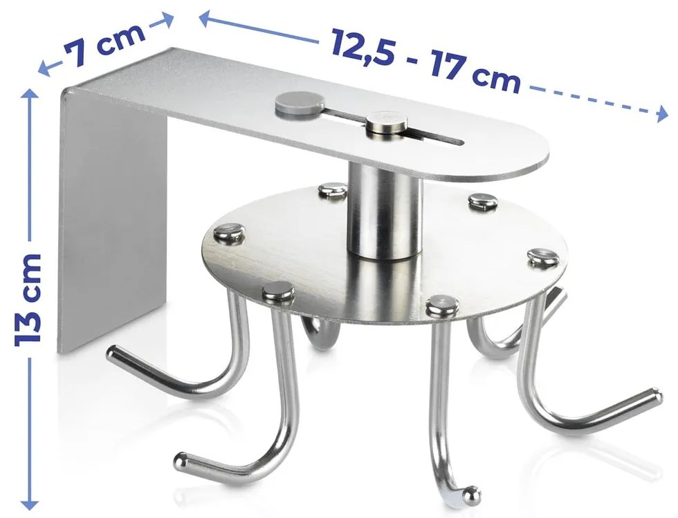 Organizator de bucătărie autoadeziv din oțel inoxidabil – Maximex