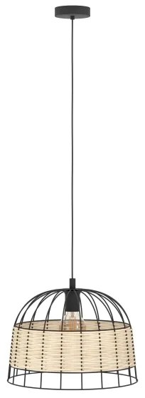 Lustră pe cablu Eglo 55709 ANWICK 1xE27/40W/230V ratan