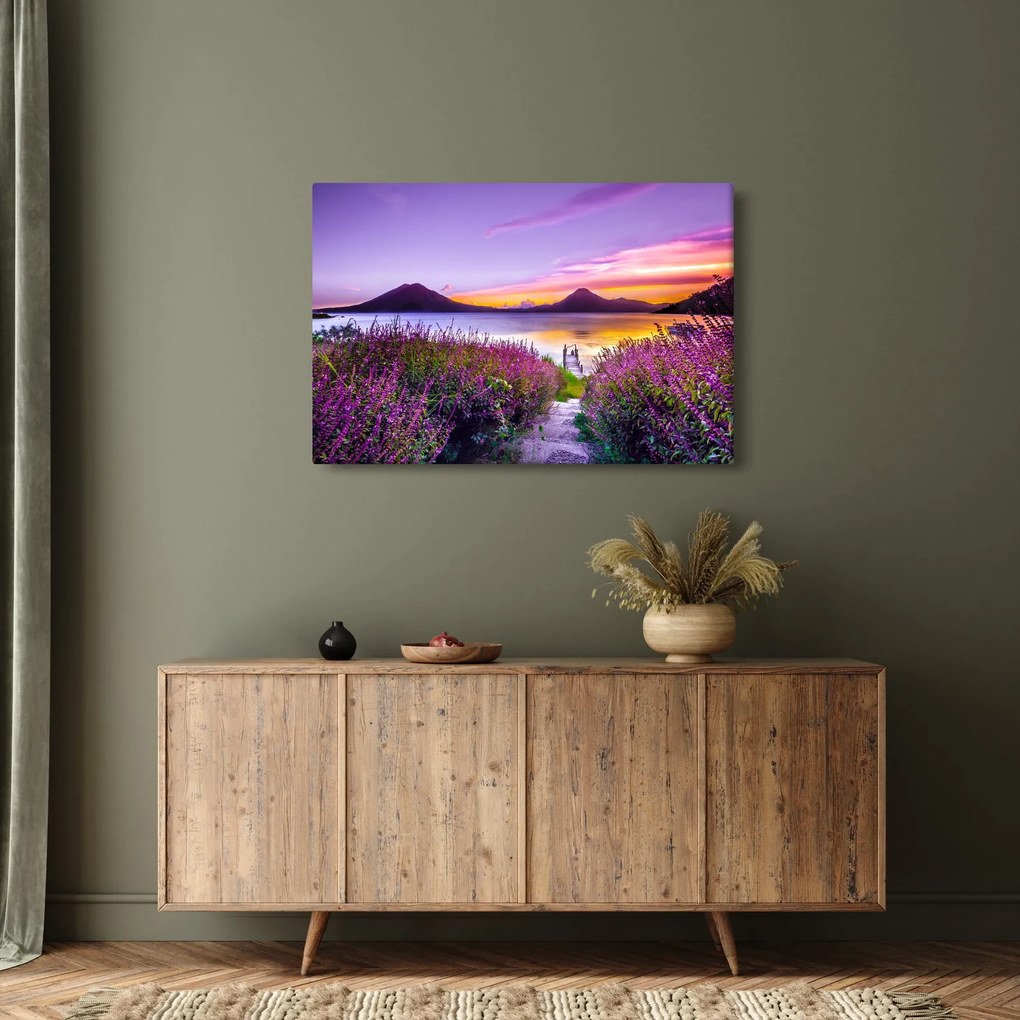 Tablou cu lac (90x60 cm)