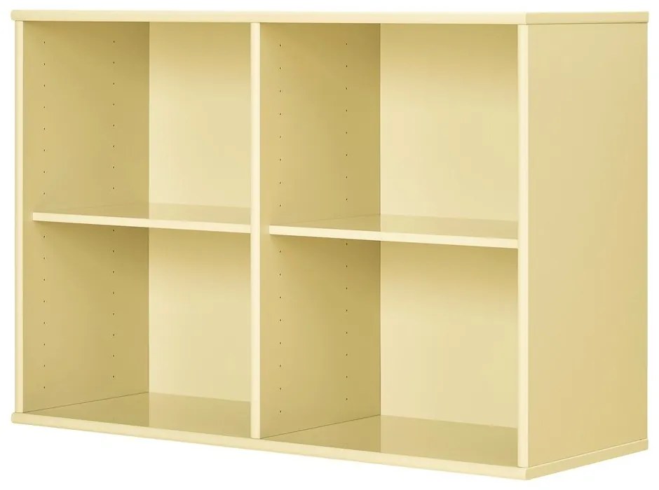 Bibliotecă galben-deschis suspendată 89x61 cm Mistral – Hammel Furniture